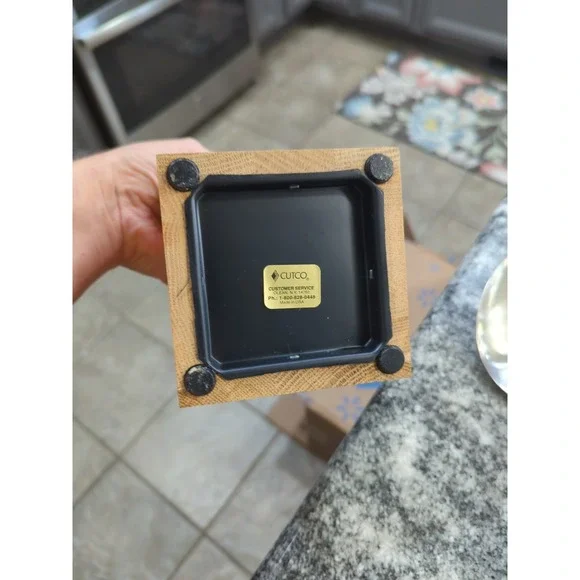 Cutco 4 Piece Kitchen Utensil Set & Wooden Holder Whisk Spoon Spreader Fork - Picture 8 of 14